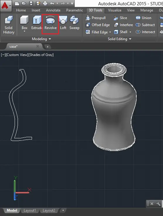 how to make 3d objects in autocad 2012