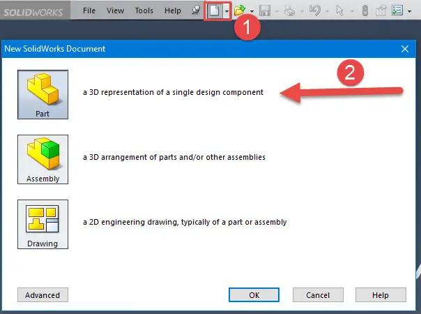 solidwork start windows