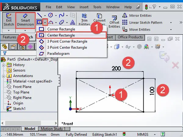 Mirror Parts solidworks tutorial