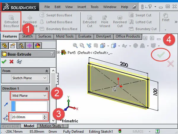 Mirror Parts solidworks tutorial