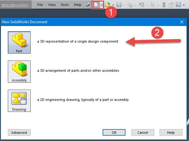 solidworks starting windows
