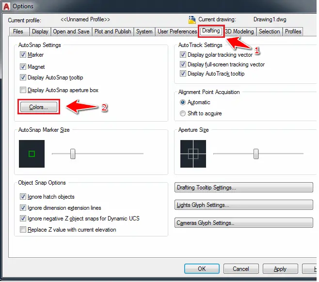 cad 2012 change units