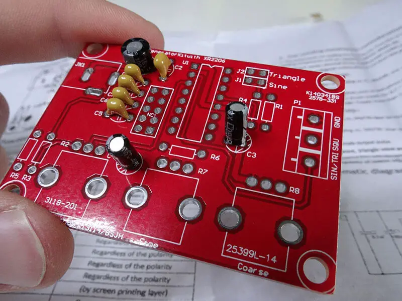 square wave generator circuit board