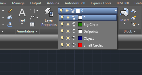 list of layers in autocad