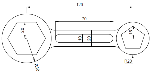 Simple Autocad 2d Drawing Mechanical