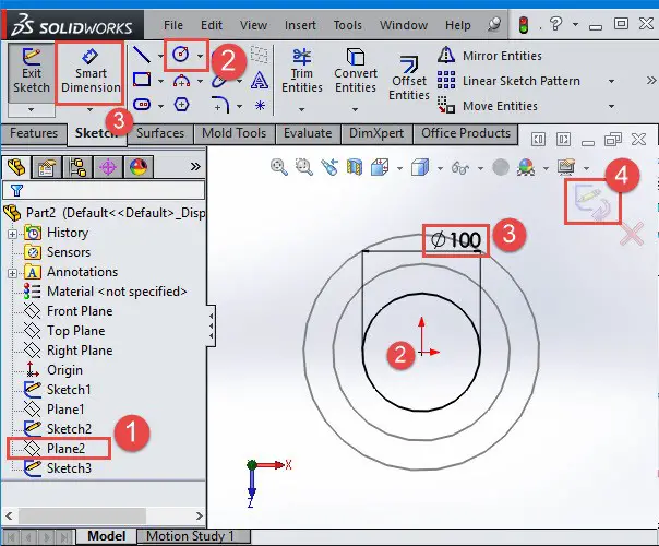 SolidWorks Tutorial: Using The LOFT Command - Tutorial45