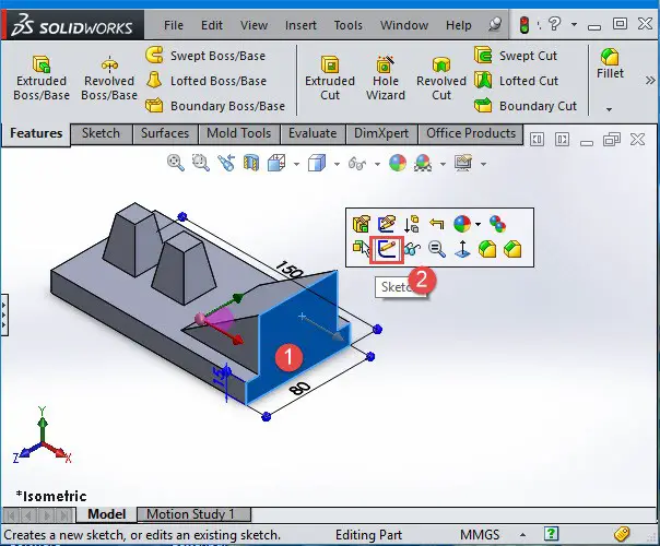 Solidworks Tutorial Sweep Tutorial45 Solidworks Tutorial Sweep Tutorial45