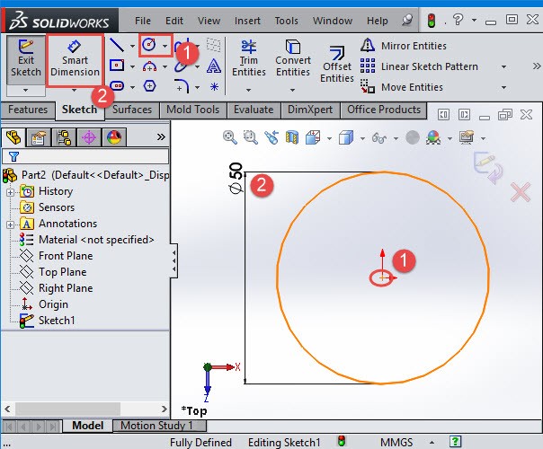 solidworks create a plane