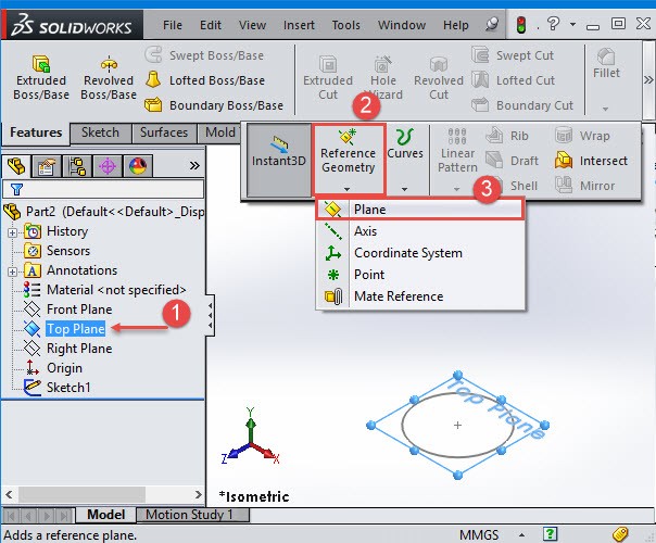 solidworks planes