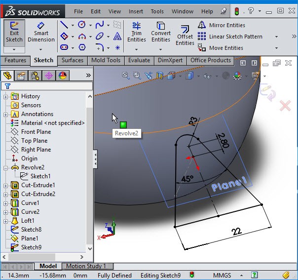 solidwork sketch