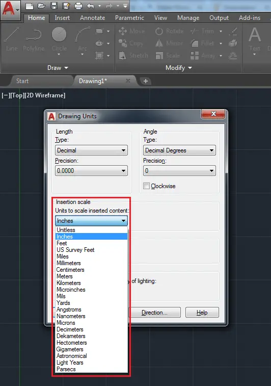 How to Change Units in AutoCAD Tutorial45