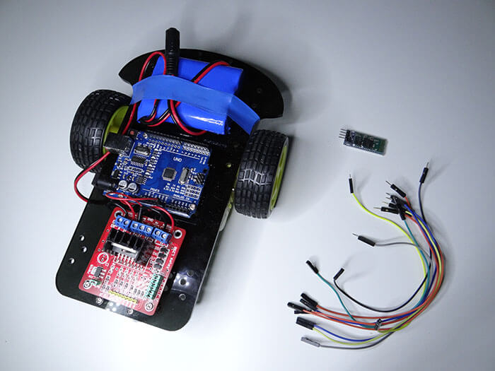 remote control car using arduino