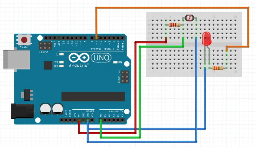 Arduino Light Sensor Project - Tutorial45