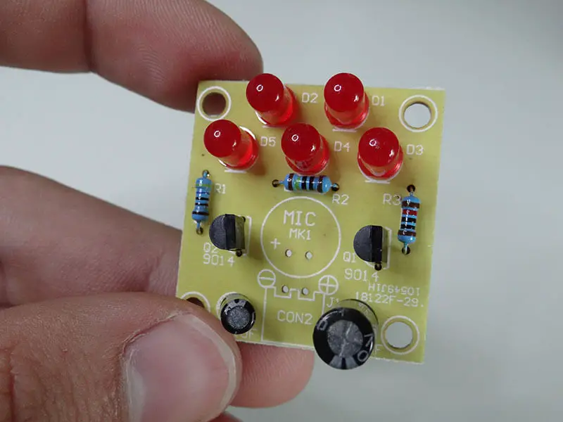 led mounted on the circuit board